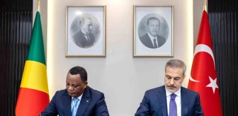 Dışişleri Bakanı Hakan Fidan, Kongo Dışişleri Bakanı Jean-Claude Gakosso'yu Ankara'da ağırladı