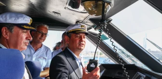 CHP Genel Başkanı Özgür Özel, Didim-Bodrum-Turgutreis Deniz Otobüsü Seferleri'nin açılışında